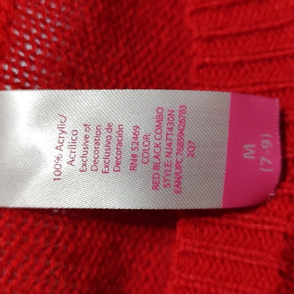 No Boundaries Ugly Christmas Sweater Size M (7-9) - Picture 5 of 5